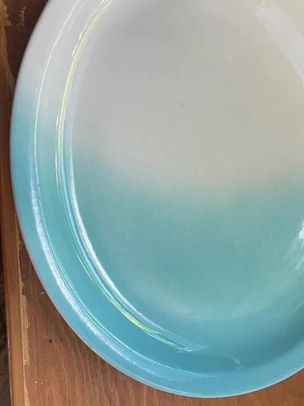 SET (3) Caribe China Puerto Rico Plates Blue White G-4 1954 Puerto Rican Pottery